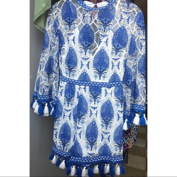 🆕Boutique Royal Tassel Romper - Picture 5 of 8